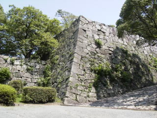 天守櫓の石垣