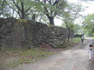 朱印状倉の石垣