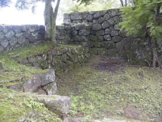 太鼓櫓の石垣の裏側